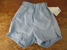 Vintage NOS 70's Dodger gym running Shorts Youth Small Light Blue 2 