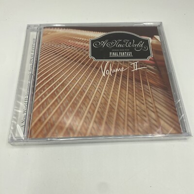 A NEW WORLD II Intimate Music From Final Fantasy CD Volume 2 New but Cracks