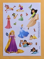 Disney, Princess Sticker Single Sheet