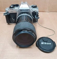 Nikon FG 35mm SLR Film Camera Body And Nikon Series E Lens 36mm-72mm