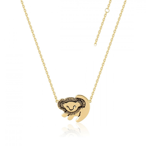 Lion King Pendant Necklace Gold Simba 