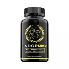 Endopump Capsules, Endo Pump Male All Natural Dietary Supplement 60 Caps