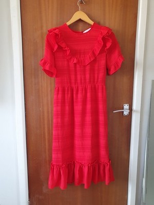 Lost Ink Dress Size 10 Red Occasion Evening Party