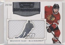 2011-12 Panini Dominion Mammoth Jerseys Die-Cut 29/50 Brandon Saad #5 2r8