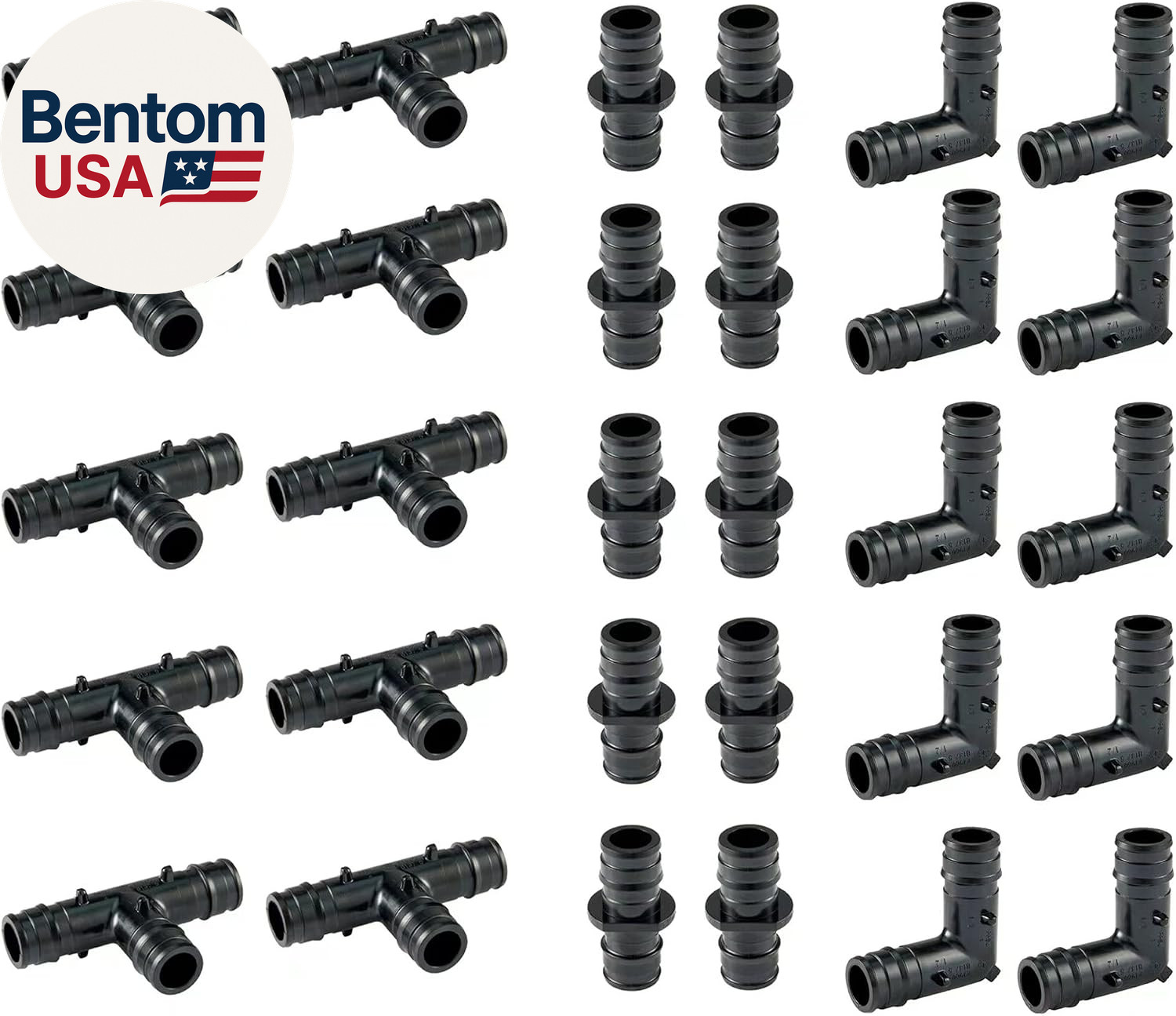 30 Piece 1/2" Poly PPSU PEX-A Expansion Fittings Combo