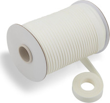 Bias Tape Double Fold 1/2 Inch - Ivory 55 Yards Polyester Binding Tape for Sewin