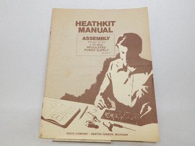Heathkit IP-18 1-15 Regulated Power Supply Manual with Schematics (original)