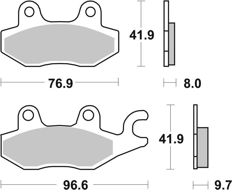 Plaquettes Brembo 07YA20SP métal fritté pour un freinage efficace sous la pluie