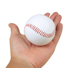 Confezione da 12 palline da baseball da allenamento 9 pollici in legno duro/gomma morbida