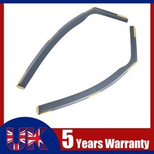 For VW Caddy MK3 & MK4 2004-2020 2 Door Van Wind Deflectors 2pcs Tinted + UK