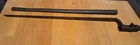 Antique US Military civil war Springfield Rifle Socket BAYONET 21” With Scabbard