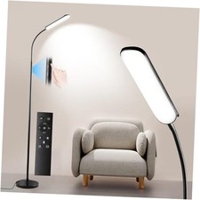 Dimmable LED Floor Lamp, Super Bright Reading Lamps Floor Standing lamp Black
