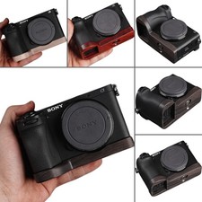 For Sony A6700 Bottom Grip Handmade Wood Camera Base Plate