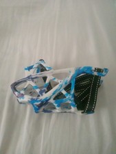 Size Medium Blue And White Camo Baskerville Muzzle Soft Rubber Durable