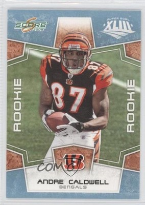 2008 Score Rookie Super Bowl XLIII 76/250 Andre Caldwell #396 Rookie RC 0a1