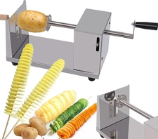 Twisted Potato Slicer, Cortador De Papas En Espiral Tornado Curly Fry Cutter wit