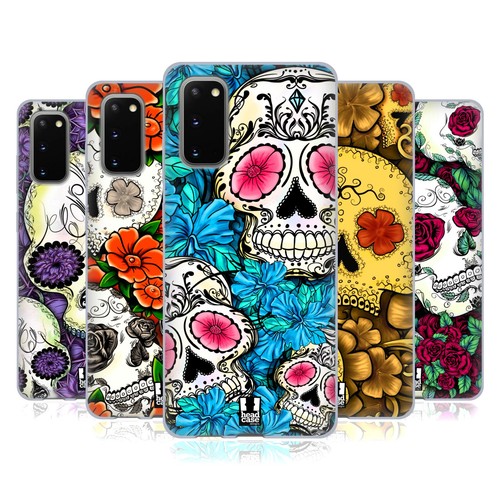 HEAD CASE DESIGNS FLORID OF SKULLS SOFT GEL CASE FOR SAMSUNG PHONES 2 - $22.95