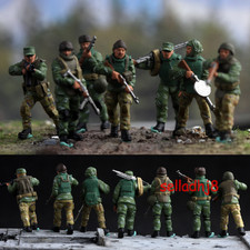 Handmade 1/72 Ukrainian Guerrilla Forces 7 Soldier Finished Model Ornaments Toys