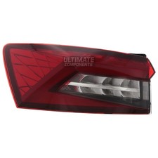 Rear Light For Skoda Kodiaq 2016-2024 Tail Back Lamp LED Outer Passenger Left