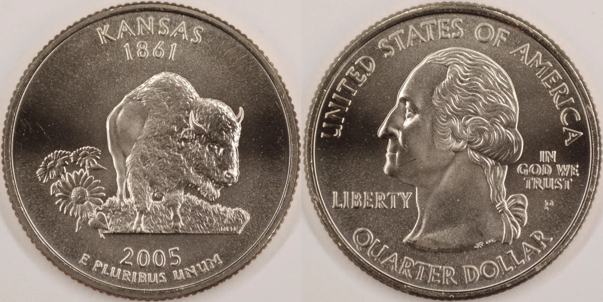 Circulated 2005 Single Coin US State Quarters (1999-2008) for sale