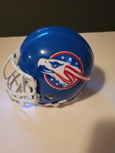 OHIO GLORY WLAF- FOOTBALL MINI HELMET Riddell with upgraded mask Rare