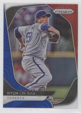 2020 Panini Prizm Red White & Blue Prizm Hyun-Jin Ryu #92 2l4
