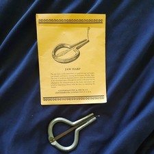 Vintage Cooperman Fife & DRUM Co. Jaw Harp Musical Instrument Centerbrook CT