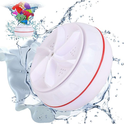 #ad #ad Mini Washing Machine Portable Personal Rotating Ultrasonic Turbine Washer USB $9.09