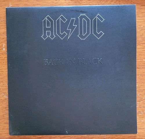 AC/DC BACK IN BLACK 1980 LP 1st Press Canada VG+/VG+ CLEAN w/Inner Sleeve