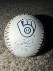 JACOB MISIOROWSKI SIGNED MILWAUKEE BREWERS STITCHED ROMLB BASEBALL PROVA COA