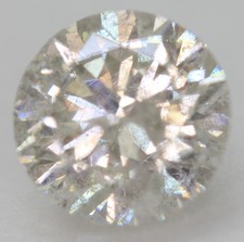 Certified 1.71 Carat G SI2 Round Brilliant Natural Enhanced Loose Diamond 7.49mm