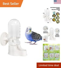 Automatic Pet Bird Water Feeder, Bird Water Dispenser for Cage, Bird Cage Sus...