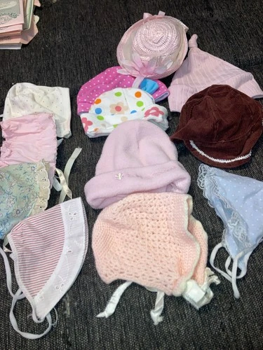 Vintage Cabbage Patch Kids/Doll Clothes - Hats, bibs, diapers