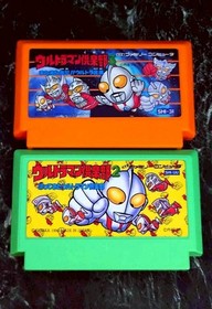 Ultraman Club 2 & 3 Set Famicom FC Tested Cleaned Nintendo