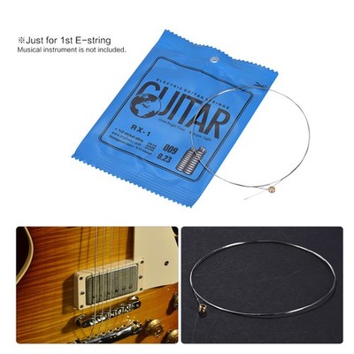 Orphee RX-1 Einzelsaiten-Ersatz Für E-Gitarre 1. E-Saite (.009) 10er-Pack
