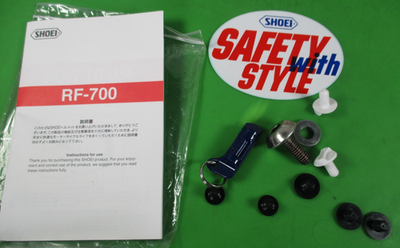 classic motorcycle helmet rebuild kit Shoei Motorcycle RF-700 Helmet Visor/Helmet Repair Kit🔥Vintage🔥NOS🔥OEM