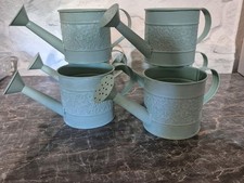 Set of 6 Metal Watering Cans for Flowers Out Door Plants Wholesale Joblot Bulk