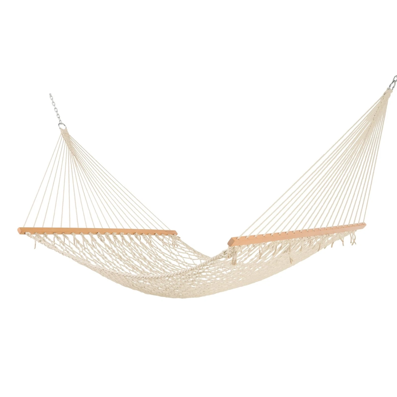 Castaway Living 13 ft. Double Traditional Hand Woven Cotton Rope Hammock