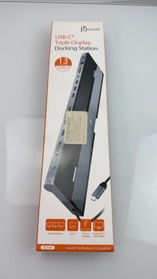 j5create JCD543 USB-C Triple Display Docking Station with 100W PD Fast Charging