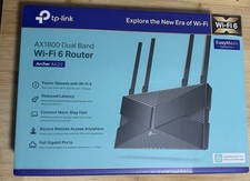 TP-LINK Archer AX23 AX1800 Dual-Band Wi-Fi 6 Router - Black