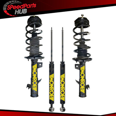 Front Strut & Rear Shock fits 2011-2013 Ford Fiesta Monroe OE Lifetime Warranty