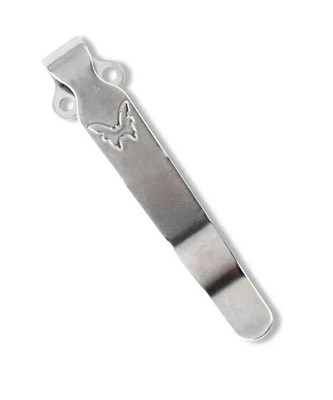 Benchmade OEM Deep Carry Pocket Clip - Satin/Chrome Finish