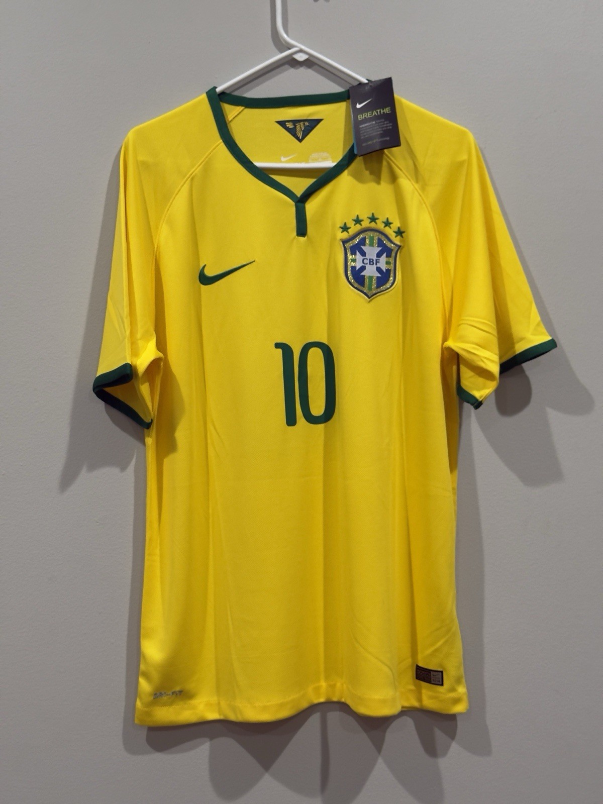 Brazil FC Home 2014 - Neymar Jr. - 10 - X-Large