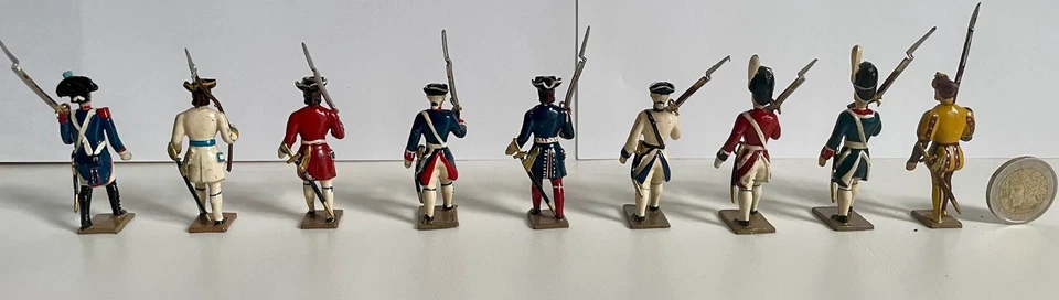 Lot 10 soldats, CBG Mignot anciens, l'Ancien Régime ? Made in France - Photo 3/4