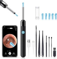 Ear Wax Removal Tool with Camera 1080P HD WiFi Wireless Otoscope iPhone Android