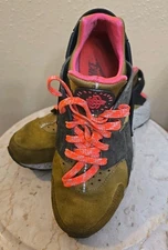 Nike Air Huarache Premium Mens Size 9 Brown Athletic Running Shoes Sneakers