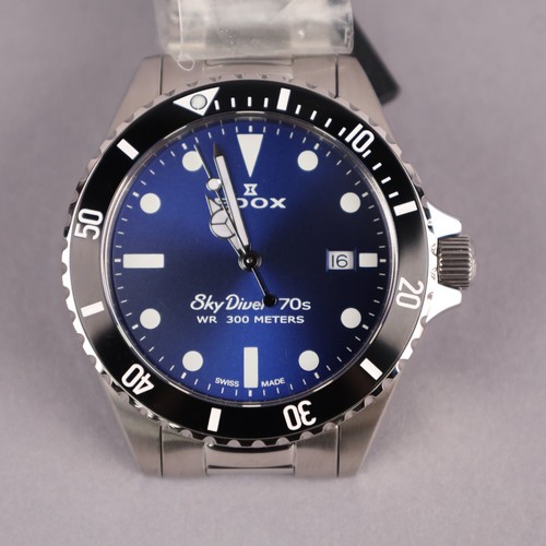 Edox Skydiver Quartz 3 hands  Watch 53017-3NM-BUI