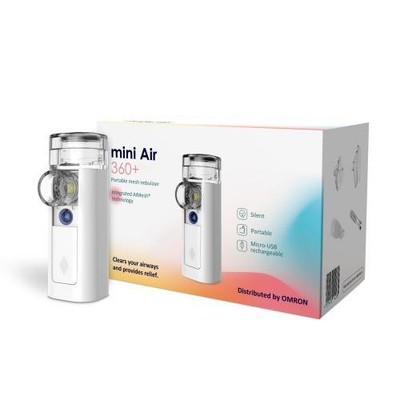 OMRON mini Air 360+ Mesh Vernebler tragbar 1 ST PZN 19196655