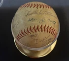 1956 St. Louis Cardinals Team Signed Baseball ? Musial Era Vintage Autographs Un