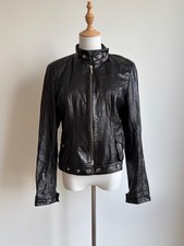 vintage absolutely gorgeous leather biker jacket